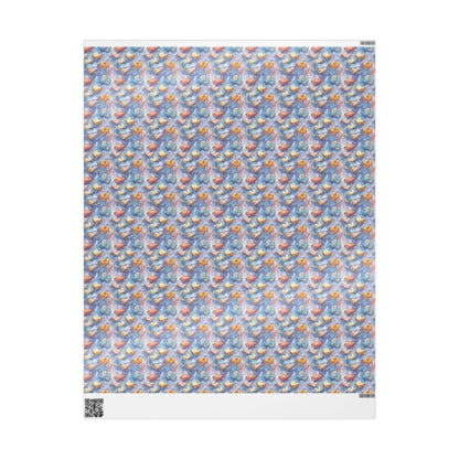 Book Nerd Christmas Wrapping Paper for Bookworms Librarian Gifts Cute Book Club Holiday Gift Wrap #7