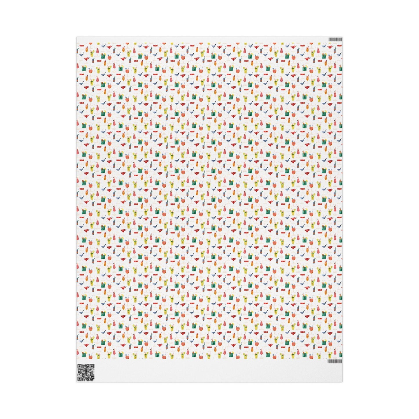 Summer Cocktail print martini Bachelorette Wrapping Paper Alcohol Gift Wrap Wine & Spirits Aperol spritz Party Italian Summer Beach Birthday