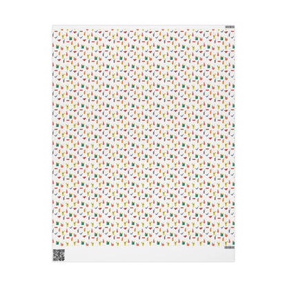 Summer Cocktail print martini Bachelorette Wrapping Paper Alcohol Gift Wrap Wine & Spirits Aperol spritz Party Italian Summer Beach Birthday