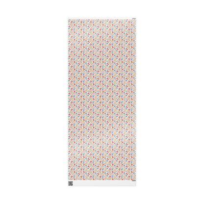 Tomato Girl Vintage Sardine Seafood Print Tin fish Wrapping Paper Italian Summer Gift Wrap Chef Mediterranean Foodie Gifts & Amalfi Coast