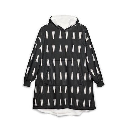 Spooky Ghost Hooded Blanket: Halloween Costume, Soft Polyester Fleece