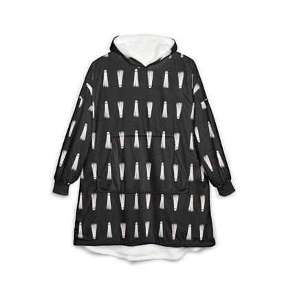 Spooky Ghost Hooded Blanket: Halloween Costume, Soft Polyester Fleece