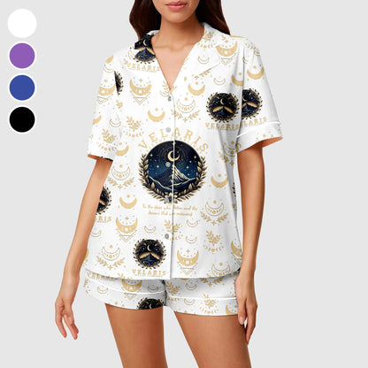 Velaris Acotar Pajamas, Velaris City Of Starligh Shirt, Velaris Acotar Holiday Pajamas, The Night Court Family Pajamas, Acotar Gift