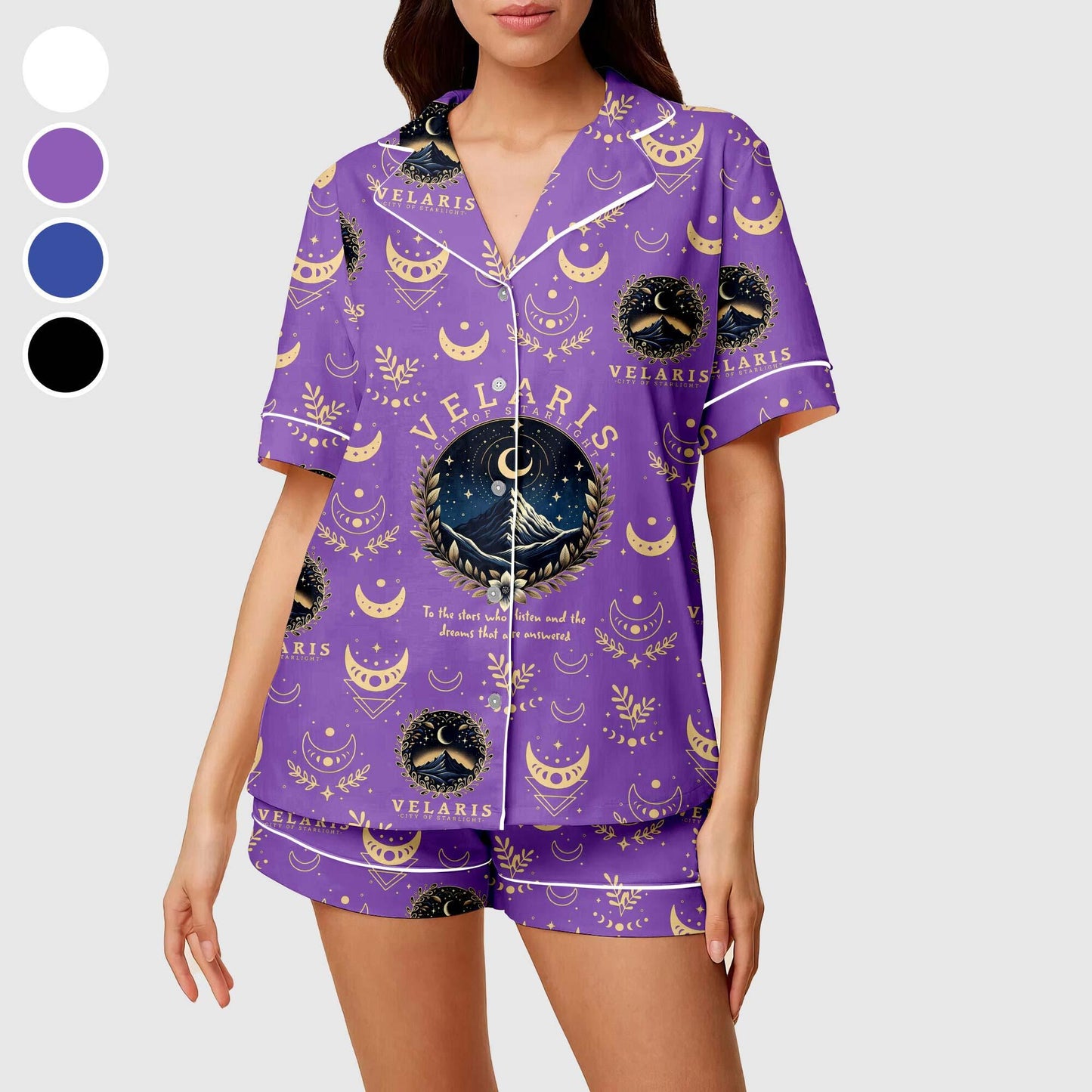 Velaris Acotar Pajamas, Velaris City Of Starligh Shirt, Velaris Acotar Holiday Pajamas, The Night Court Family Pajamas, Acotar Gift