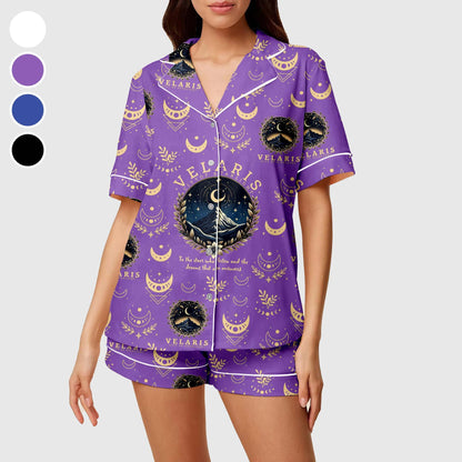 Velaris Acotar Pajamas, Velaris City Of Starligh Shirt, Velaris Acotar Holiday Pajamas, The Night Court Family Pajamas, Acotar Gift