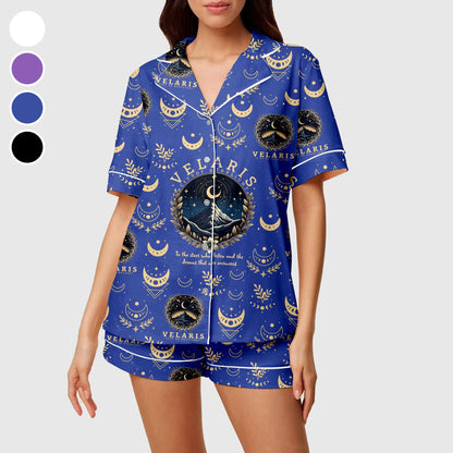 Velaris Acotar Pajamas, Velaris City Of Starligh Shirt, Velaris Acotar Holiday Pajamas, The Night Court Family Pajamas, Acotar Gift