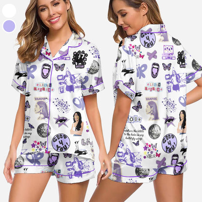 Olivia Rodrigo Tour Pajamas, Olivia Rodrigo Shirt, Olivia Concert, Olivia Rodrigo Shirt, Cute Olivia Rodrigo Pajamas, Olivia Lovers Pajamas