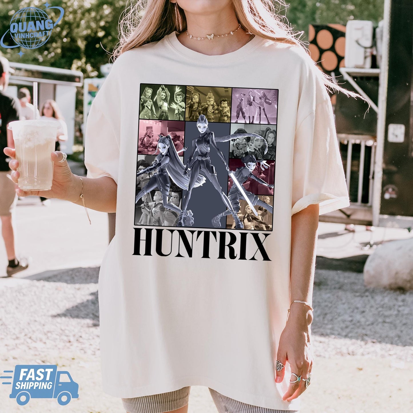 Kpop Demon Hunters Shirt, Huntrix Girl T-Shirt, Kpop idol group Shirt, Mira, Rumi, Joey Shirt,Demon Hunter Merch, Gift for Huntrix fan Shirt