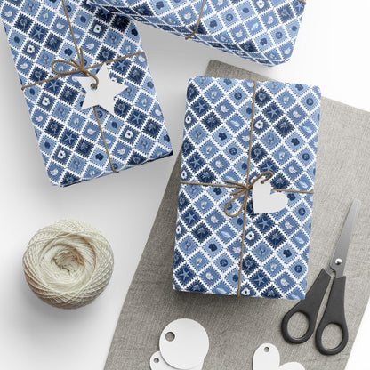 Nautical Coastal Wrapping Paper Coconut girl Beachy Gift Wrap Beach Exotic fruits Hawaii Birthday bachelorette ocean coastal wedding wrap