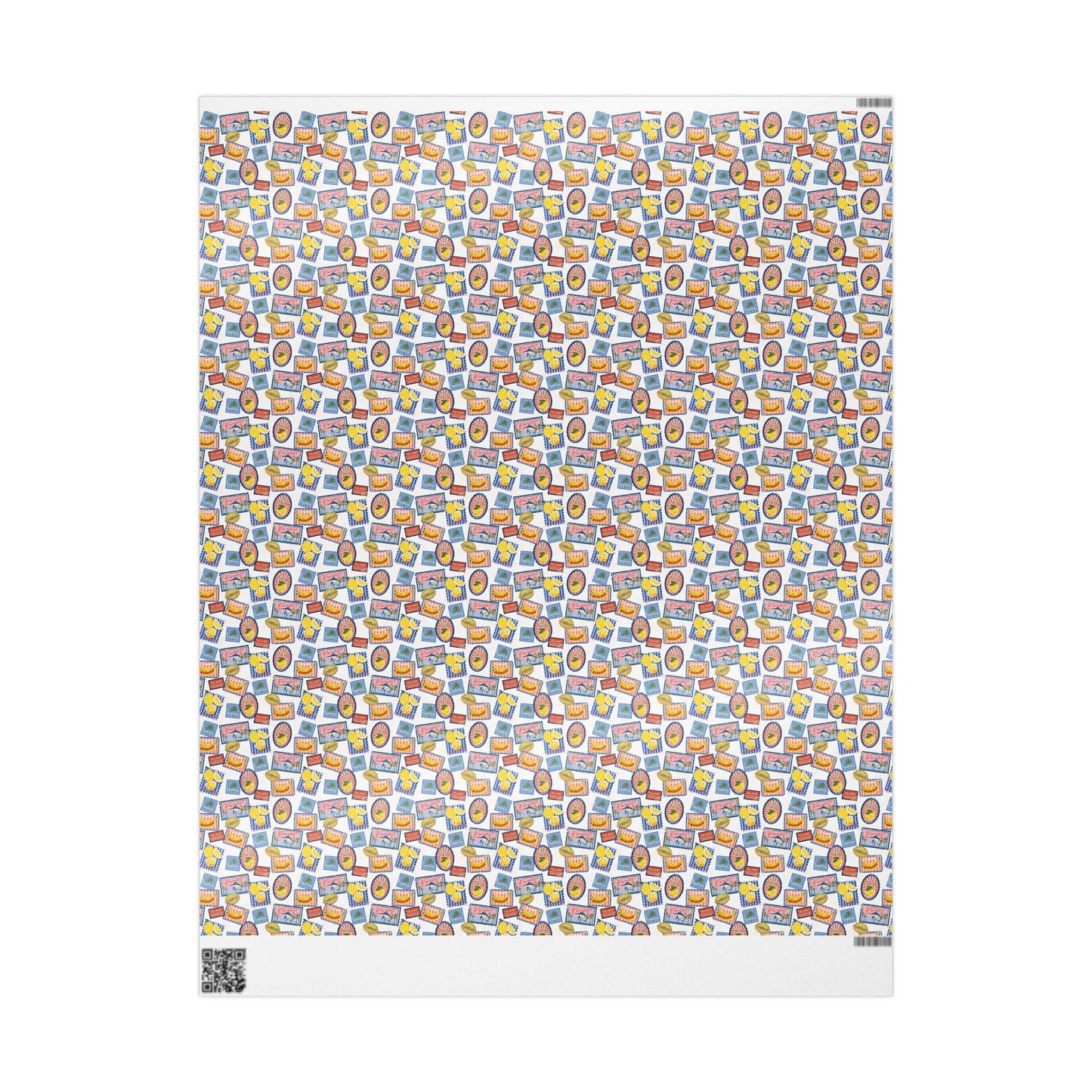 Tropical fruits Wrapping Paper Coconut girl Lemons Beach Gift Wrap Exotic fruits Hawaii Birthday bachelorette ocean coastal wedding wrapping