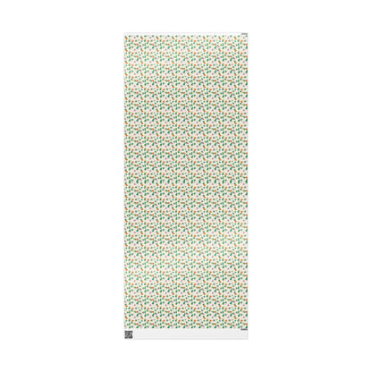 Nautical Coastal Wrapping Paper with Coconut Girl Beach Theme Exotic Fruits Ocean Vibes for Birthday Bachelorette Hawaii Wedding Gift Wrap