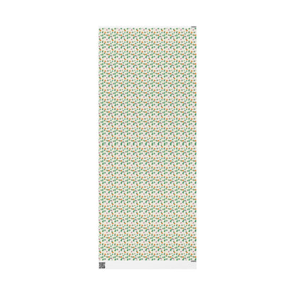 Nautical Coastal Wrapping Paper with Coconut Girl Beach Theme Exotic Fruits Ocean Vibes for Birthday Bachelorette Hawaii Wedding Gift Wrap