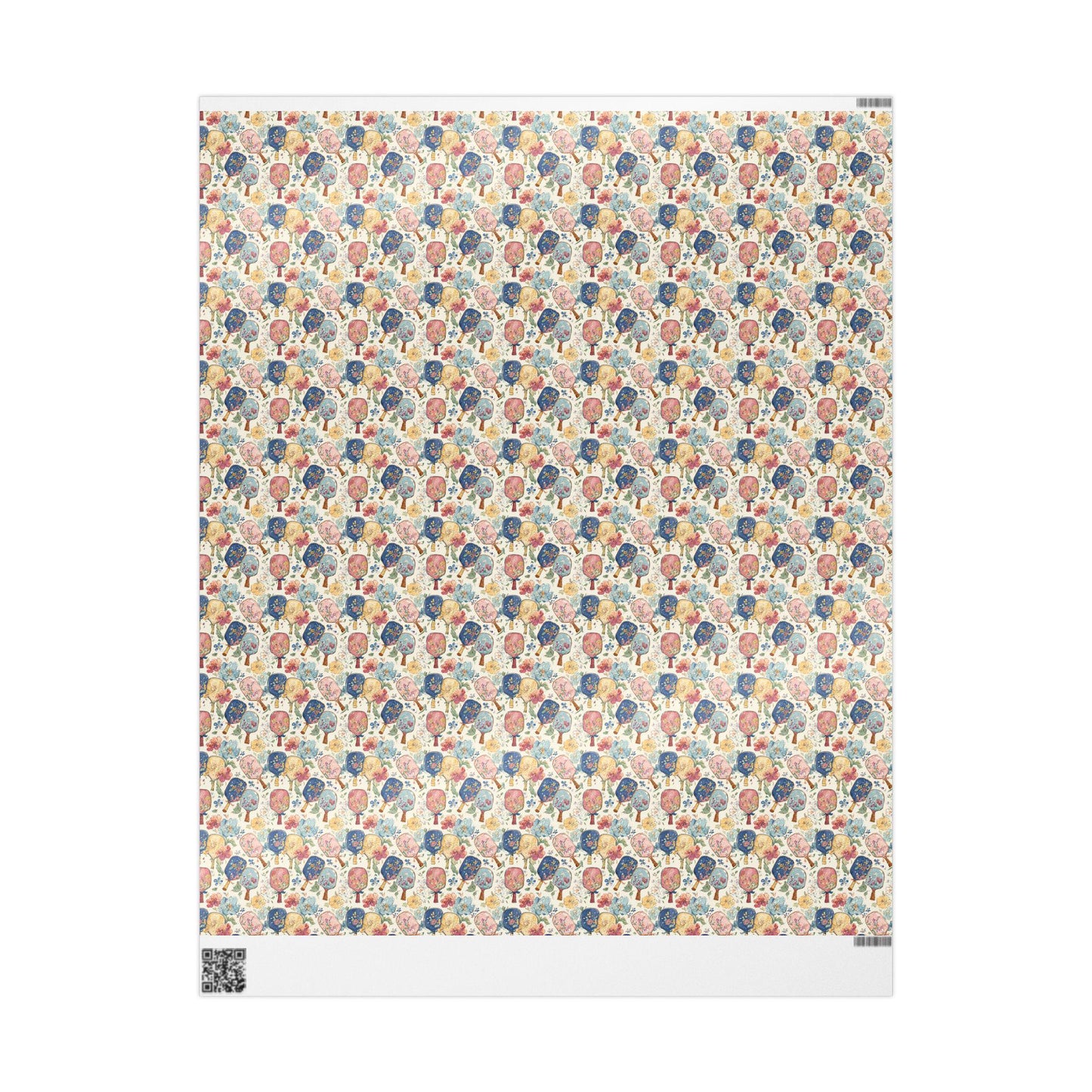 Pickleball Wrapping Paper Sheet for Sports Fans and Players, Pickleball Social Club Gift Wrap for Pickleball Parties Gift Packaging