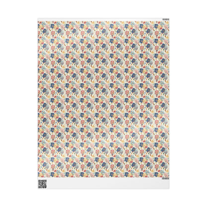 Pickleball Wrapping Paper Sheet for Sports Fans and Players, Pickleball Social Club Gift Wrap for Pickleball Parties Gift Packaging