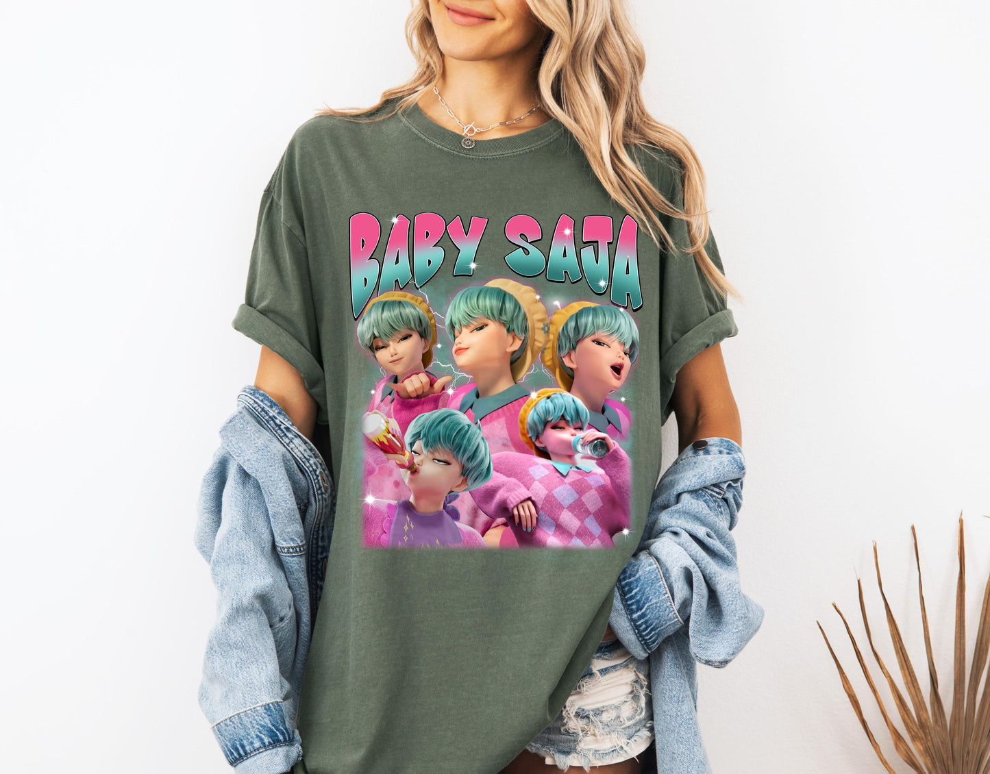 Retro Baby Saja Bootleg Shirt: Comfort Tee, Kpop Fan Gift