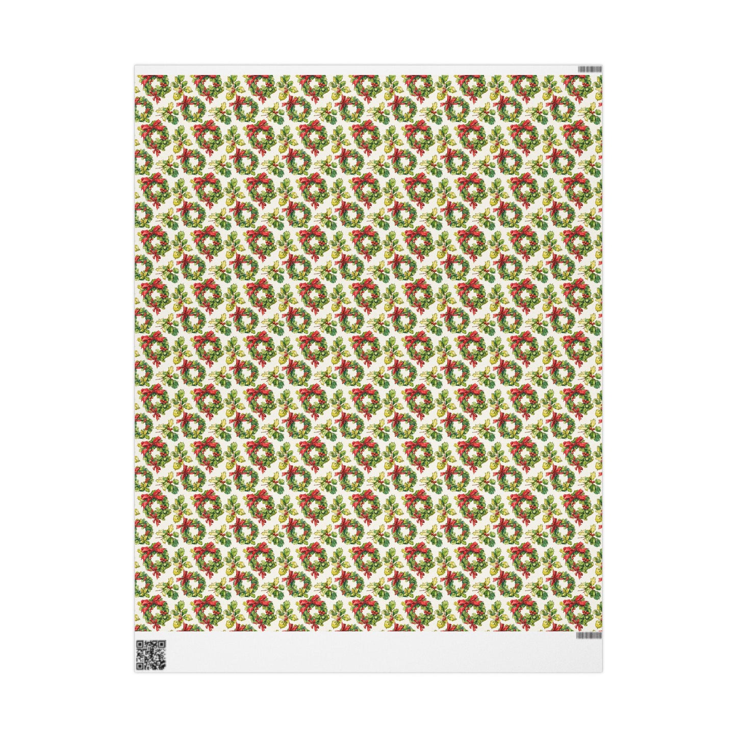 Retro Christmas Wrapping Paper, Vintage Style Gift Wrap Roll, Custom Christmas Packaging, Nordic Holiday Design #2