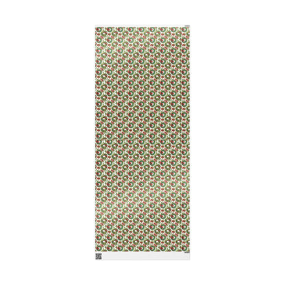 Christmas Wrapping Paper Roll, Vintage Retro Holiday Wrap, Custom Gift Paper with Swedish Christmas Design #3