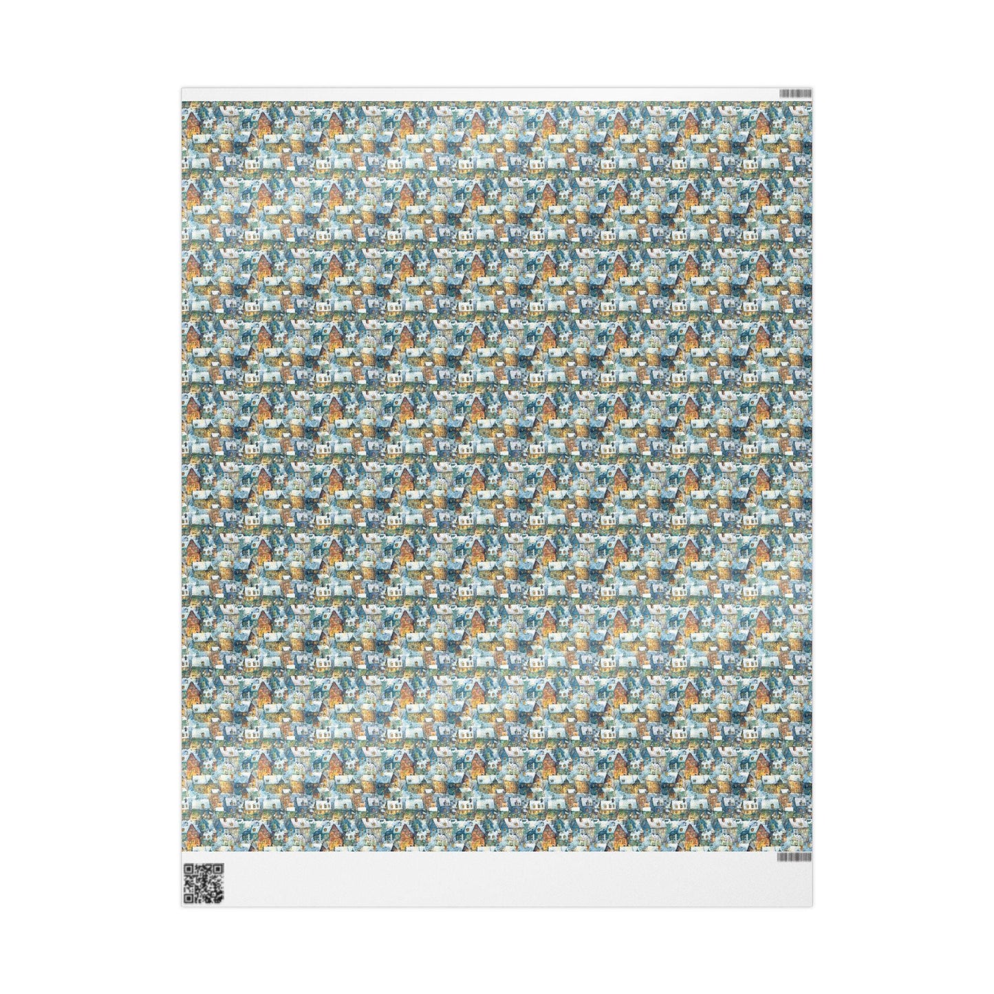 Christmas Wrapping Paper Roll, Vintage Retro Gift Wrap, Custom Holiday Paper for Christmas Packaging #10