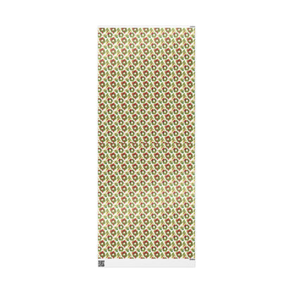 Retro Christmas Wrapping Paper, Vintage Style Gift Wrap Roll, Custom Christmas Packaging, Nordic Holiday Design #2