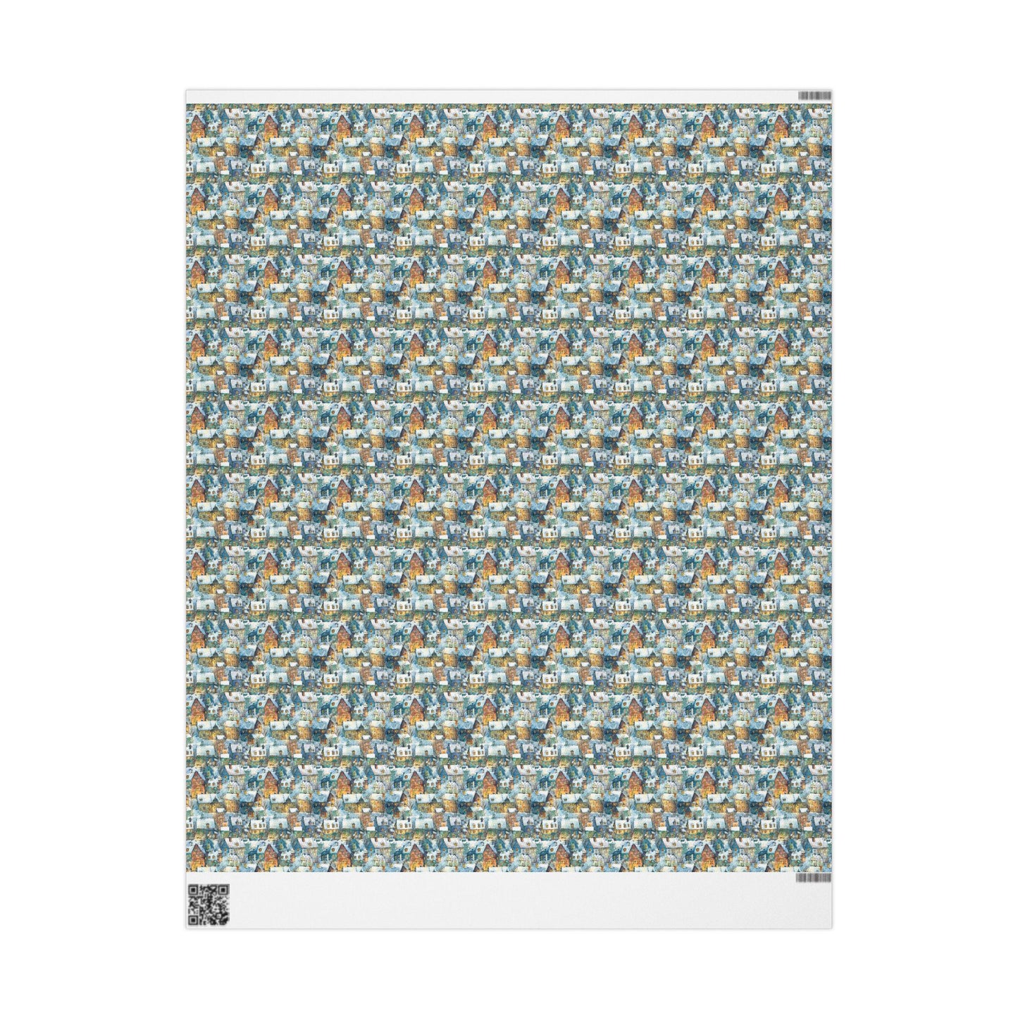 Christmas Wrapping Paper Roll, Vintage Retro Gift Wrap, Custom Holiday Paper for Christmas Packaging #10