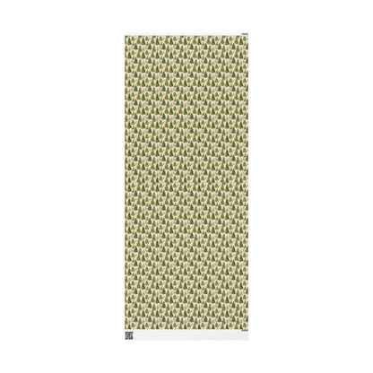Custom Christmas Wrapping Paper, Vintage Style Gift Wrap Roll, Retro Holiday Packaging, Swedish Design #6