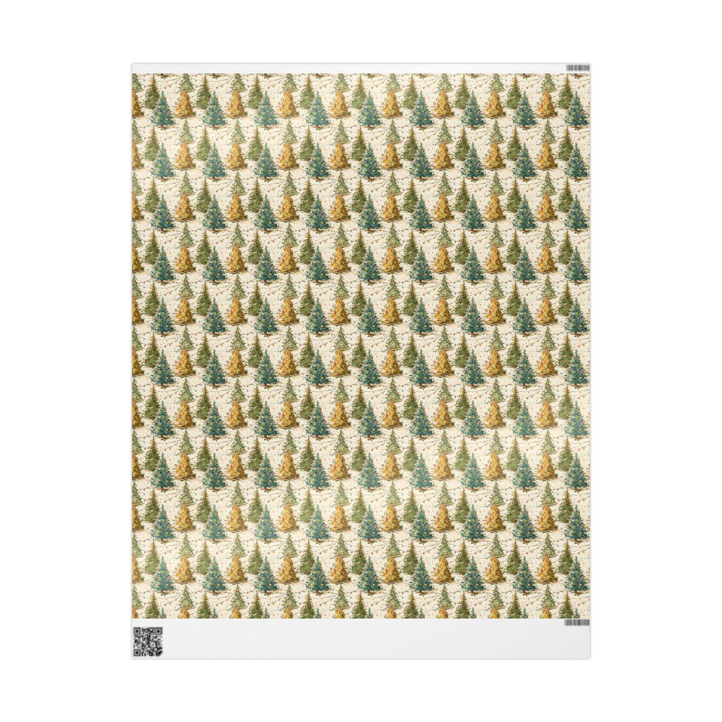 Swedish Christmas Wrapping Paper, Vintage Christmas Holiday Gift Wrap Roll, Retro Winter Print for Holiday Gifts #7