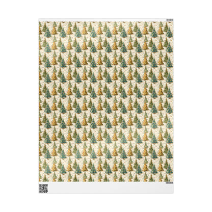 Swedish Christmas Wrapping Paper, Vintage Christmas Holiday Gift Wrap Roll, Retro Winter Print for Holiday Gifts #7