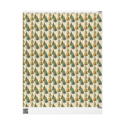 Swedish Christmas Wrapping Paper, Vintage Christmas Holiday Gift Wrap Roll, Retro Winter Print for Holiday Gifts #7