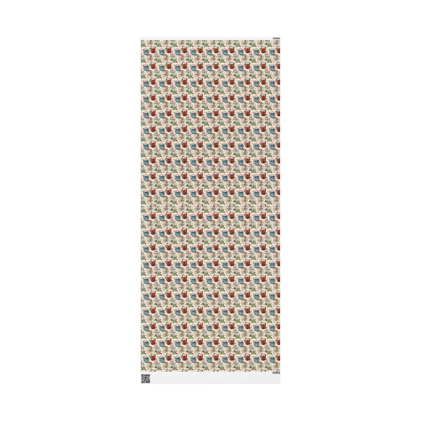 Unique Christmas Wrapping Paper Roll, Vintage Christmas Cozy Holiday Gift Wrap, Retro Inspired Christmas Design #15