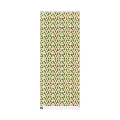 Vintage Christmas Wrapping Paper Roll, Scandinavian Holiday Gift Wrap, Retro Christmas Print, Custom Wrap #4