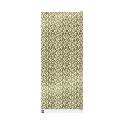 Retro Christmas Wrapping Paper Roll, Vintage-Inspired Gift Wrap, Custom Christmas Print for Gifts #23