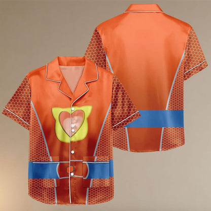 Buddy SuperKitties Satin Pajamas, Buddy Cat Costume PJs for Women, Cartoon Satin Shorts Set, Comfy Pajamas, Gift for Her, Pajamas Set