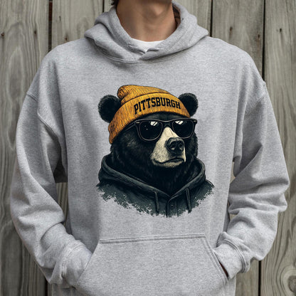 Pittsburgh Football Sweatshirt, Retro Sports Fan Shirt, Game Day Gift Tee, Pittsburgh Mascot Sweatshirt, Pittsburgh Football Fan Shirt
