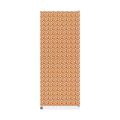Cute Watercolor Halloween Wrapping Paper Roll, Pastel Ghosts and Pumpkins Gift Wrap, Soft Spooky Fall Party Decor