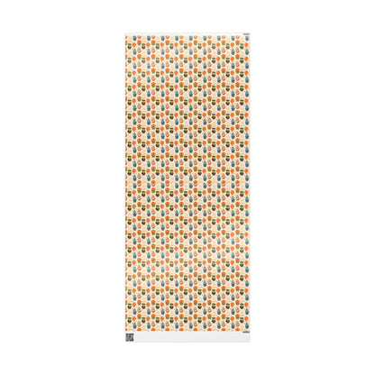 Cute Monster Mash Wrapping Paper Roll, Fun Halloween Gift Wrap with Colorful Monsters for Kids and Party Favors