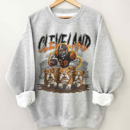 Cleveland Football Skull Vintage Shirt