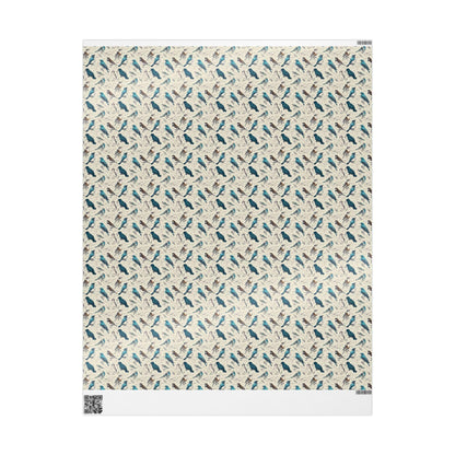 Bird Lover Wrapping Paper for Gift Giving, Nature Inspired Gift Wrap with Birds, Ideal for Birders and Wildlife Enthusiasts #9