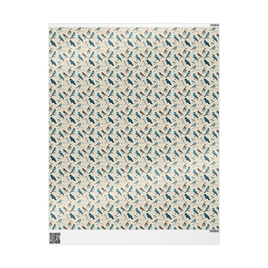 Bird Lover Wrapping Paper for Gift Giving, Nature Inspired Gift Wrap with Birds, Ideal for Birders and Wildlife Enthusiasts #9