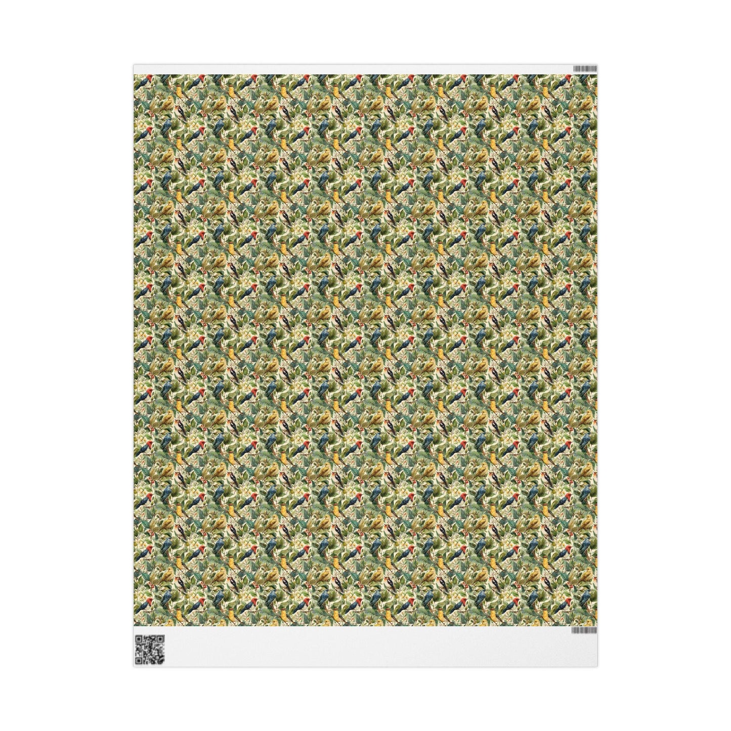 Bird Watching Wrapping Paper for Nature Lovers and Birders, Gift Wrap with Birds and Binoculars, Wildlife Inspired Gift Packaging #43