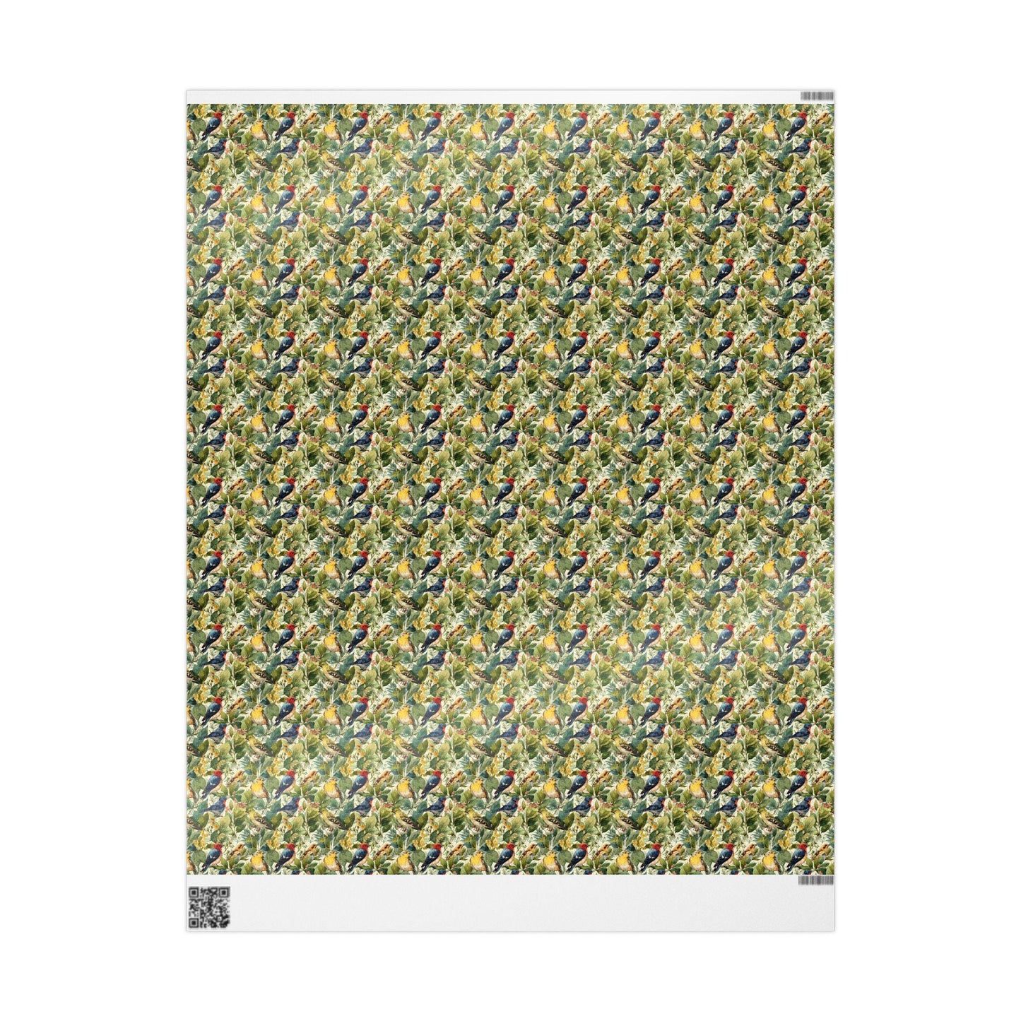 Bird Watching Wrapping Paper for Nature Lovers and Birders, Gift Wrap with Birds and Binoculars, Wildlife Inspired Gift Packaging #48