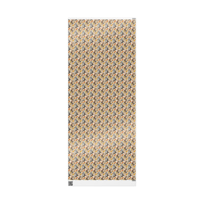 Birds and Binoculars Gift Wrap Roll, Nature Inspired Wrapping Paper for Birdwatchers and Ornithology Fans #24