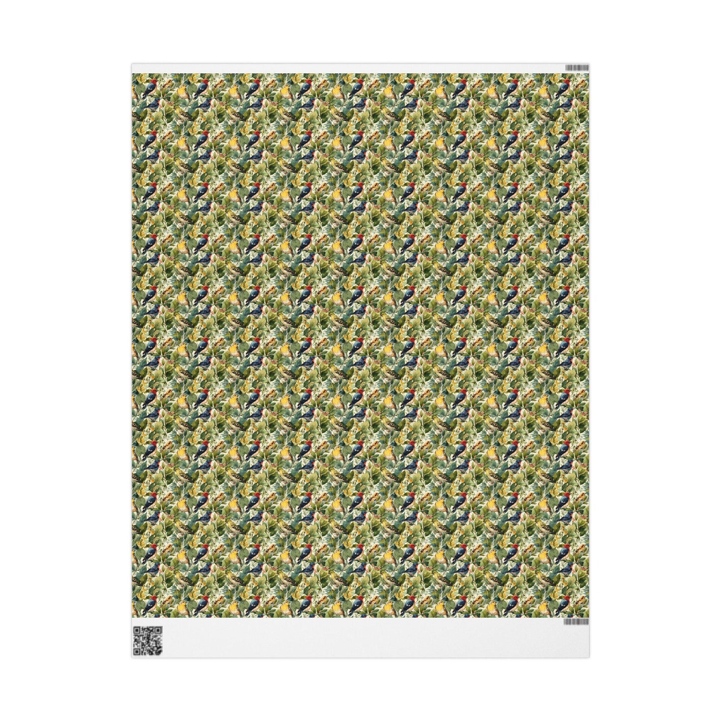 Bird Watching Wrapping Paper for Nature Lovers and Birders, Gift Wrap with Birds and Binoculars, Wildlife Inspired Gift Packaging #48