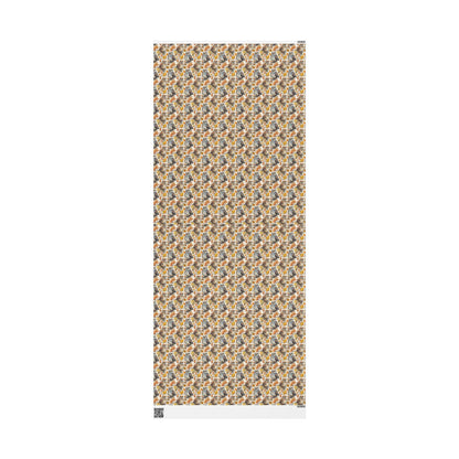Birds and Binoculars Gift Wrap Roll, Nature Inspired Wrapping Paper for Birdwatchers and Ornithology Fans #24