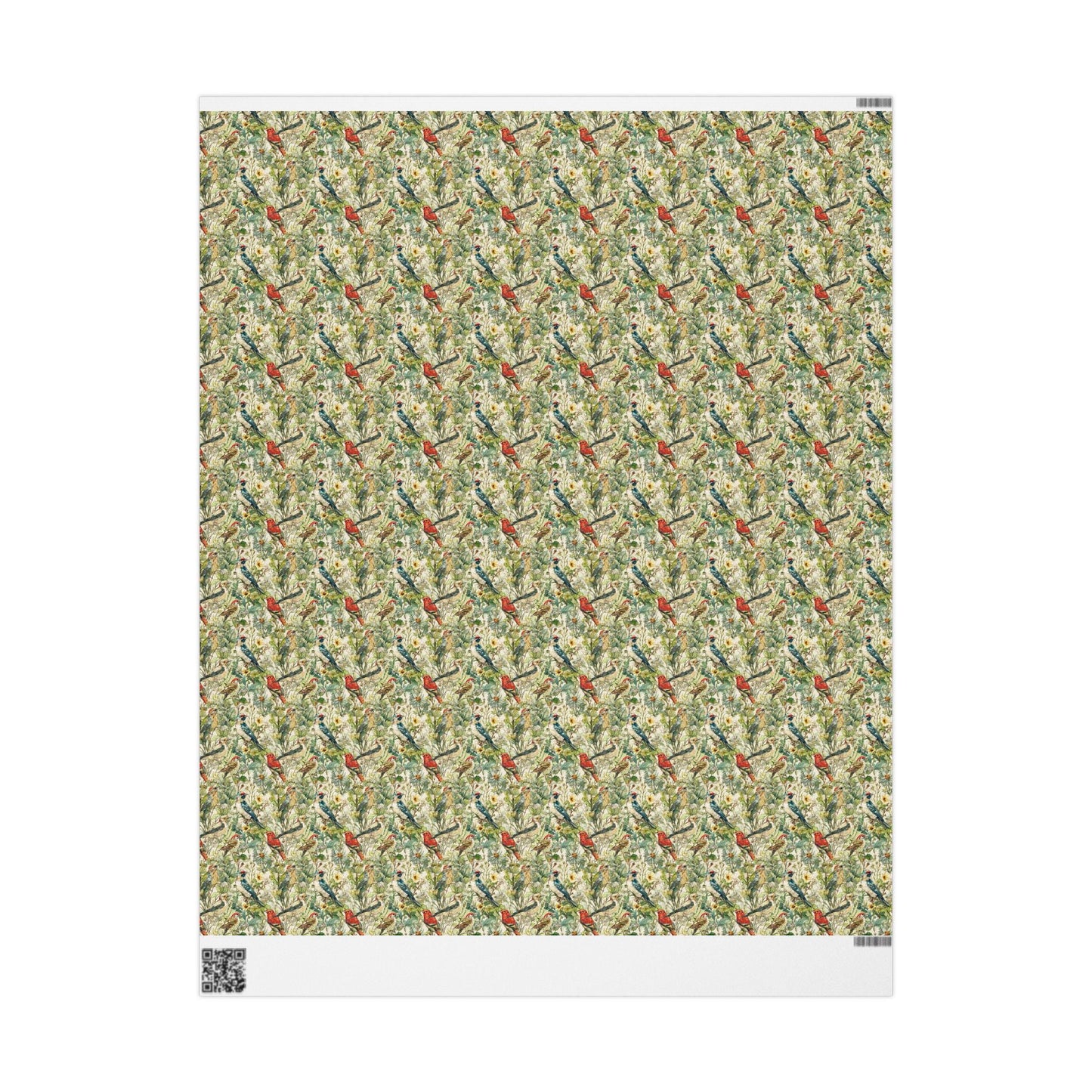 Bird Watching Wrapping Paper for Nature Lovers and Birders, Gift Wrap with Birds and Binoculars, Wildlife Inspired Gift Packaging #45