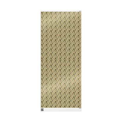 Bird Watching Wrapping Paper for Nature Lovers and Birders, Gift Wrap with Birds and Binoculars, Wildlife Inspired Gift Packaging #46