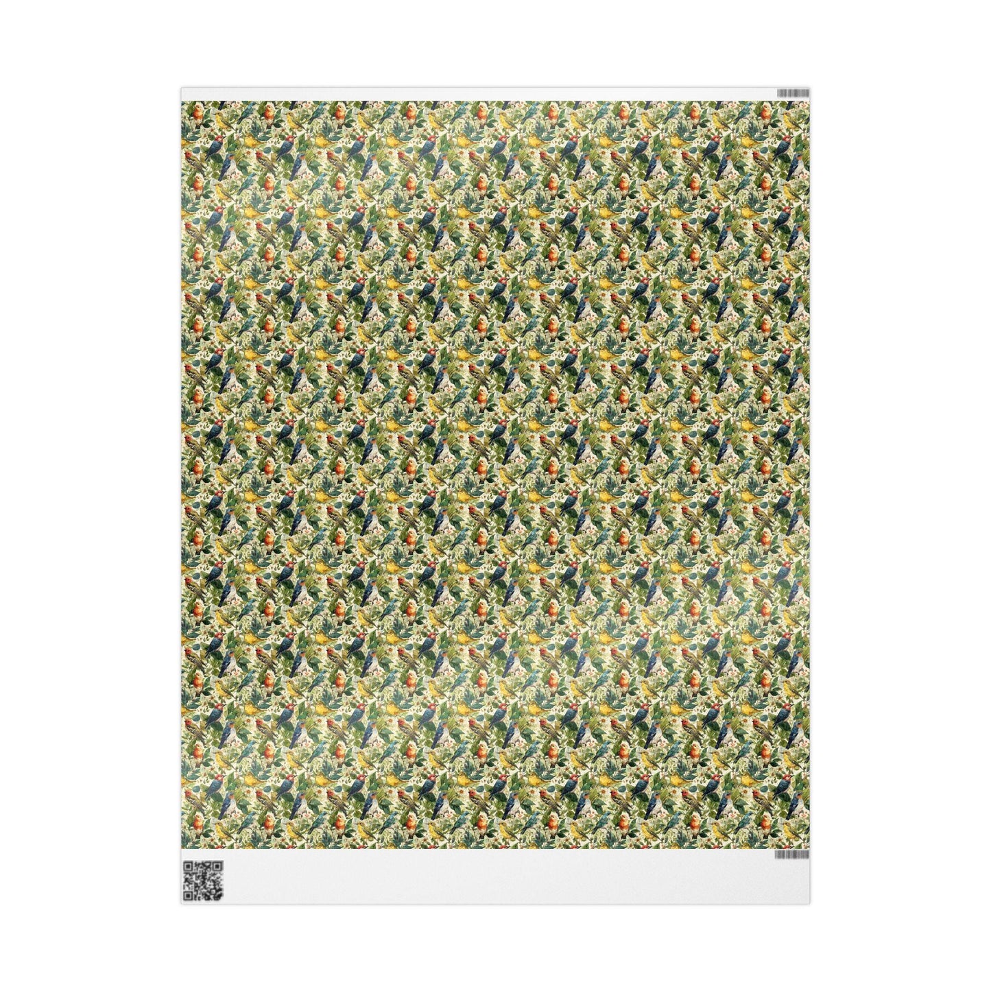 Bird Watching Wrapping Paper for Nature Lovers and Birders, Gift Wrap with Birds and Binoculars, Wildlife Inspired Gift Packaging #42