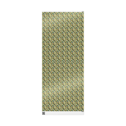 Bird Watching Wrapping Paper for Nature Lovers and Birders, Gift Wrap with Birds and Binoculars, Wildlife Inspired Gift Packaging #44