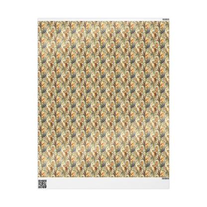 Bird Watching Wrapping Paper Roll, Songbirds and Binoculars Gift Wrap for Nature Inspired Gifts #38