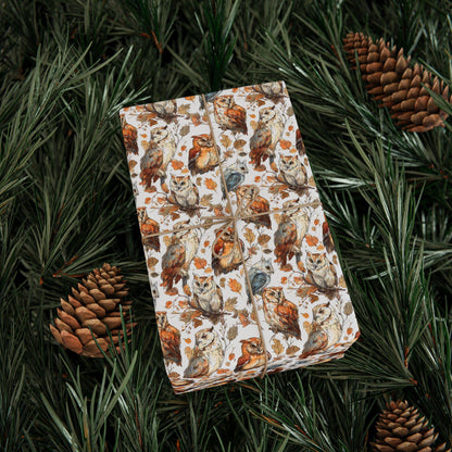Feathered Friends Wrapping Paper Roll, Bird Watching Gift Wrap for Bird Lovers and Wildlife Fans #23