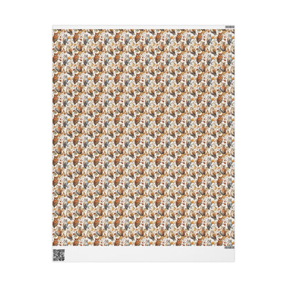 Songbird Wrapping Paper Roll, Nature Themed Gift Wrap for Bird Lovers and Wildlife Enthusiasts #21